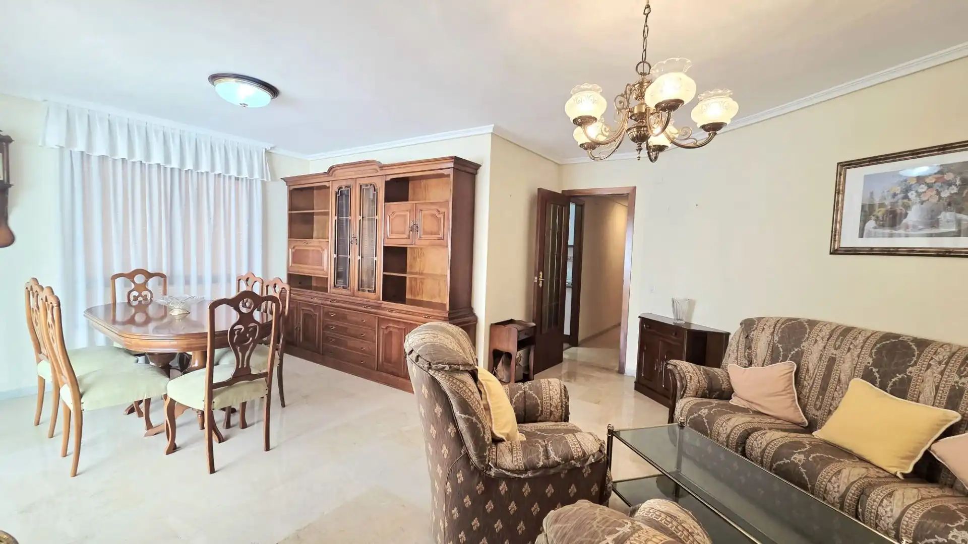 Wohnzimmer von Wohnung zum Verkauf in Benidorm mit Klimaanlage und Terrasse