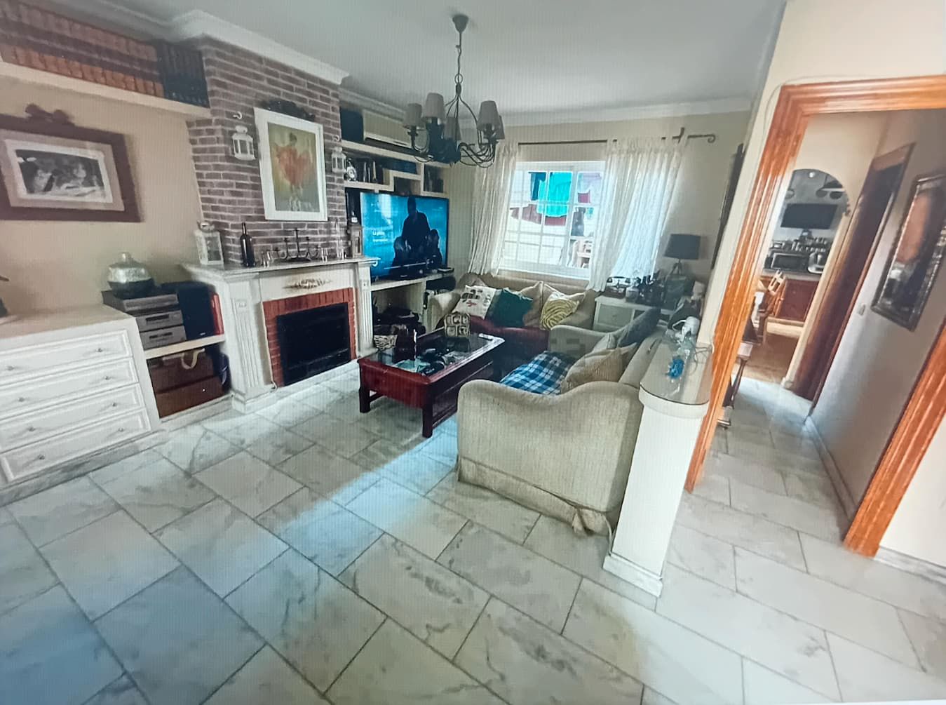 Sala d'estar de Casa o xalet en venda en Málaga Capital amb Terrassa, Moblat i Balcó