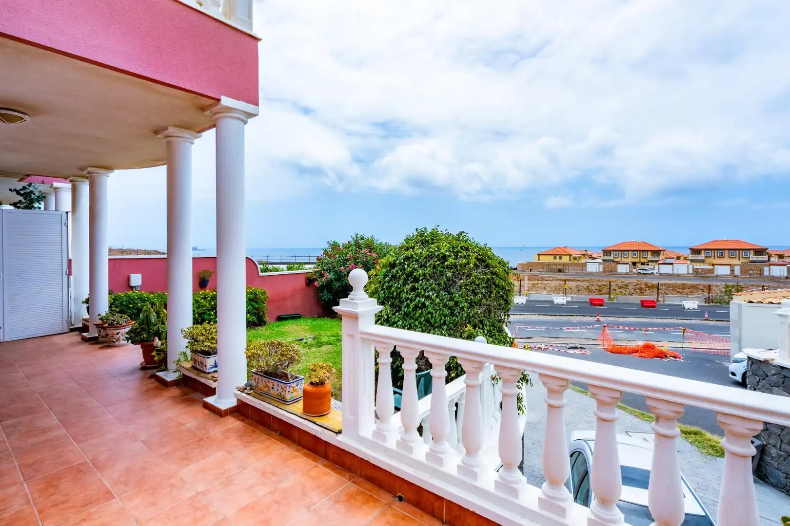 Terraza de Casa adosada de alquiler en Granadilla de Abona con Jardín privado, Terraza y Balcón