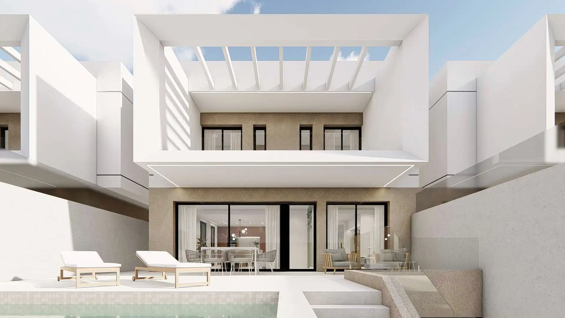 Terraced house with pool for sale in Dolores