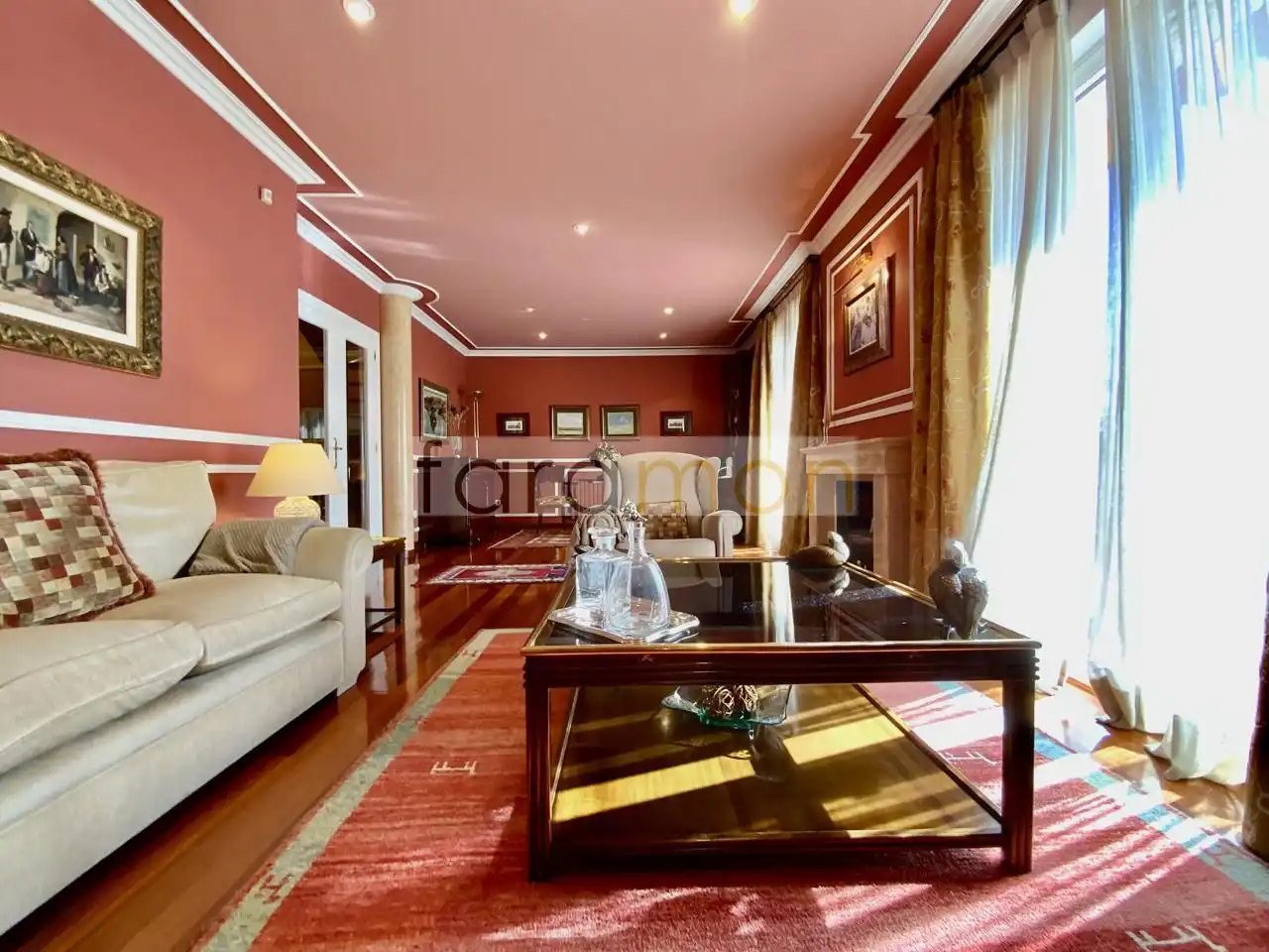 Living room of Houses for sale in Vigo   with Heating, Private garden and Terrace