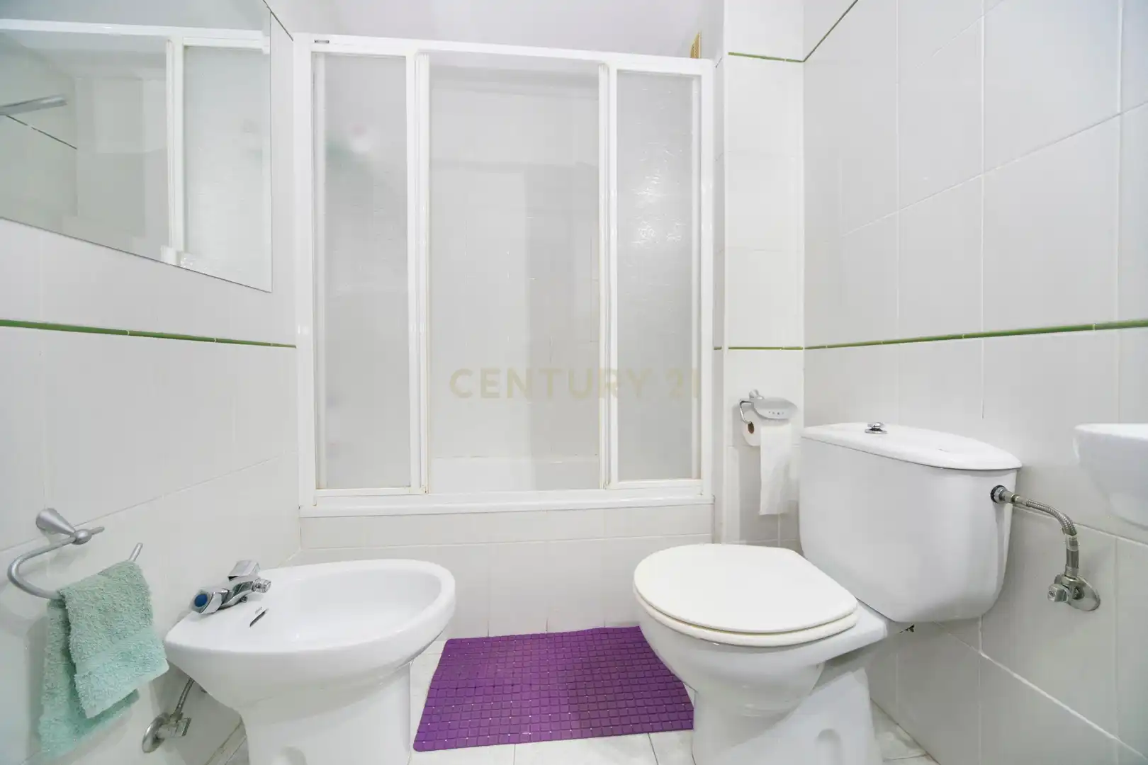 Baño de Apartamento de alquiler en Calpe / Calp con Aire acondicionado, Horno y Lavadora