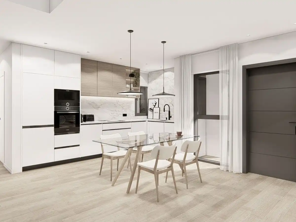 Cocina de Casa o chalet en venta en San Pedro del Pinatar con Jardín privado y Piscina