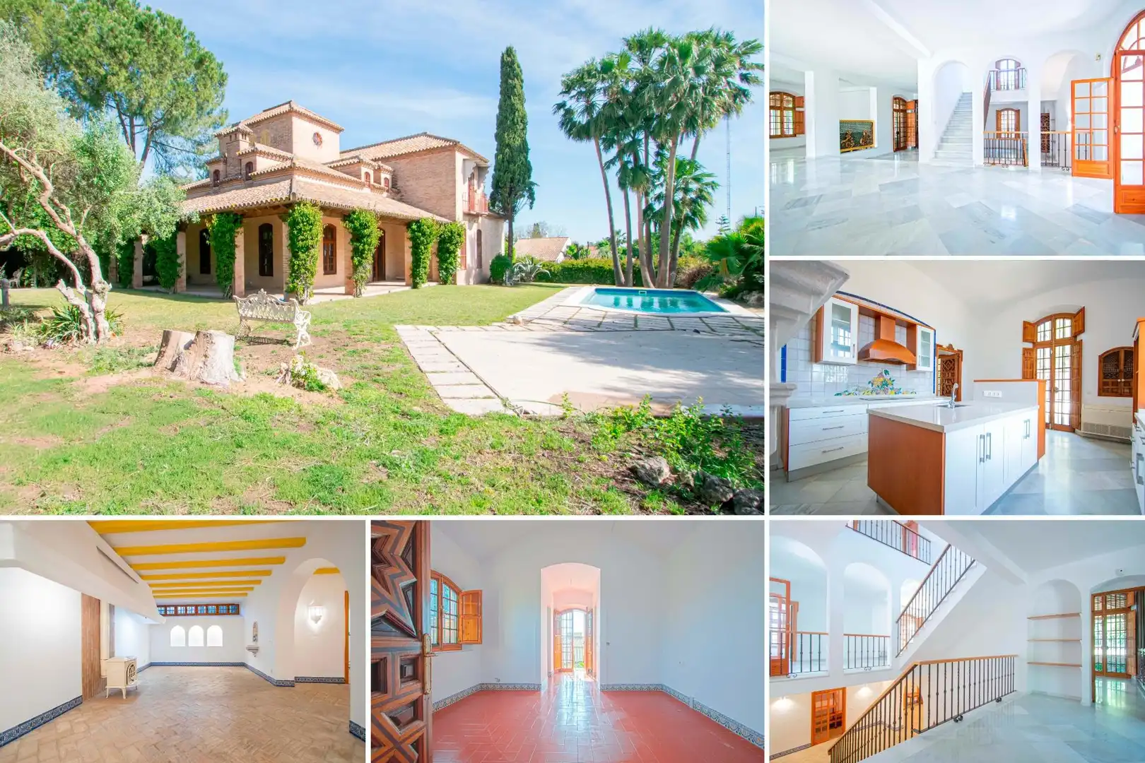 Vista exterior de Casa o chalet en venta en Valencina de la Concepción con Aire acondicionado, Jardín privado y Terraza
