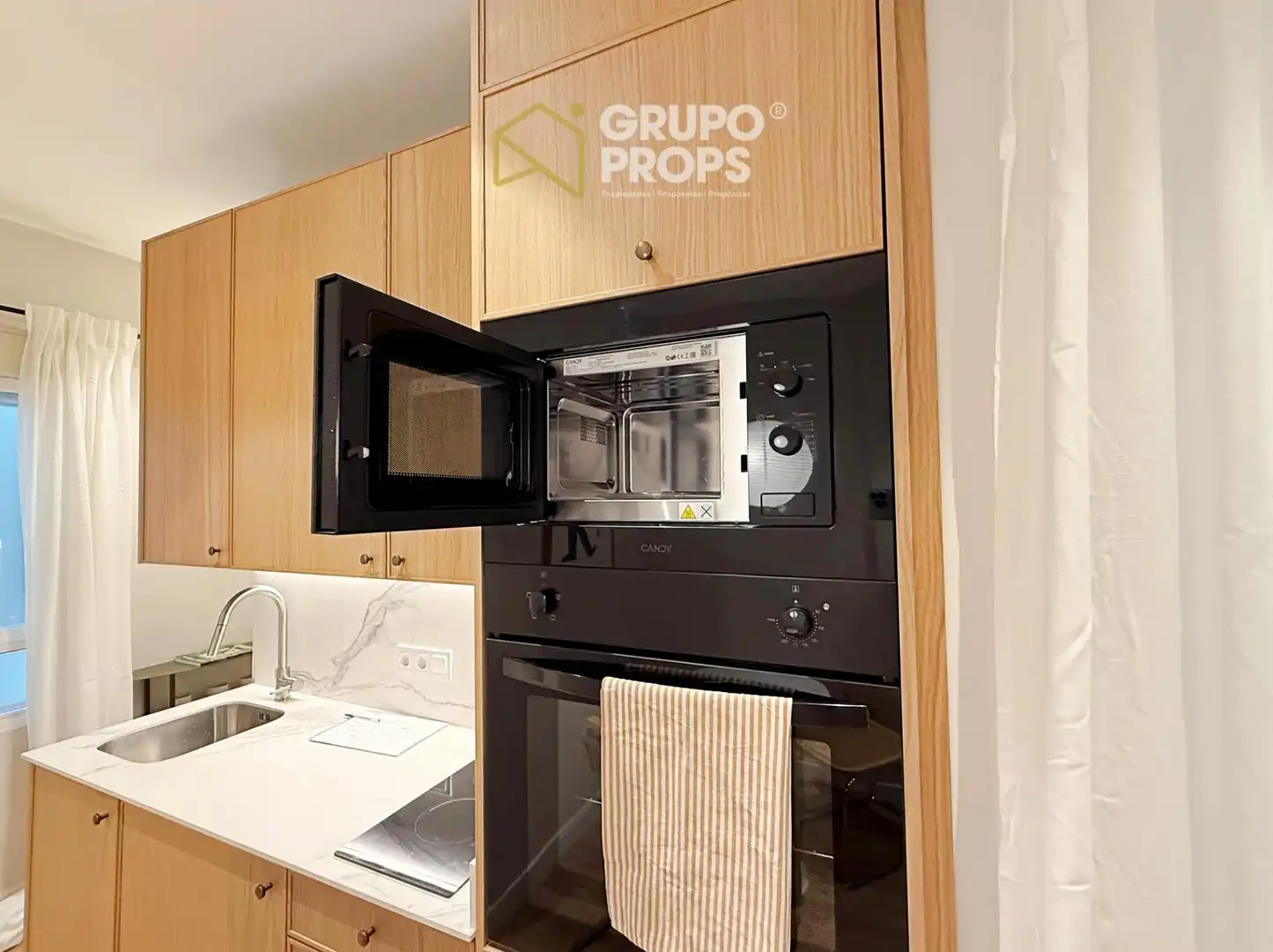 Kitchen of Apartments for rent in Madrid  with Air Conditioner and Heating