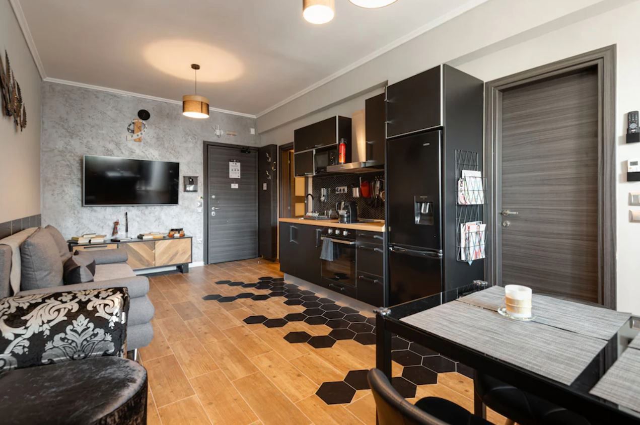 Kitchen of Flat to rent in  Almería Capital  with Furnished, TV and Pets allowed