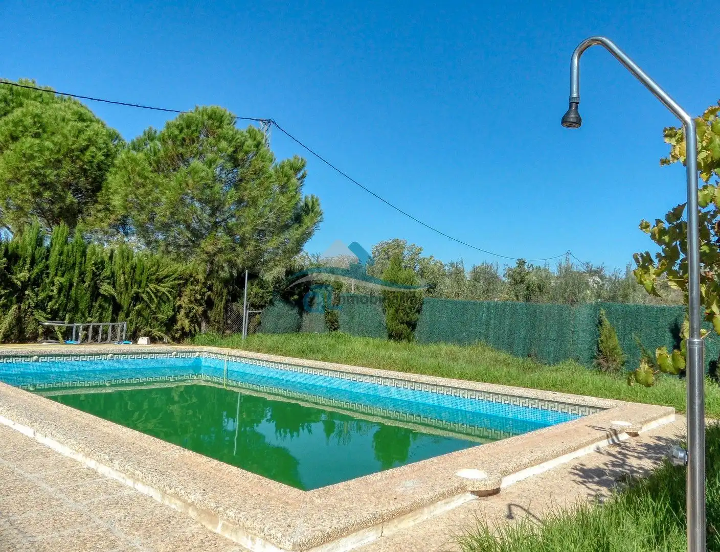 Piscina de Finca rústica en venda en Villanueva de la Reina amb Aire condicionat, Jardí privat i Terrassa