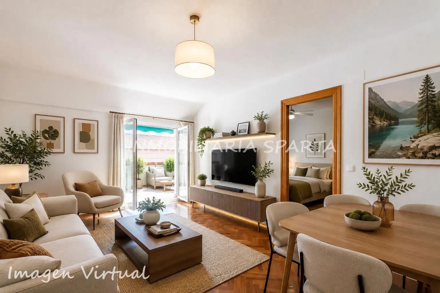 Living room of Duplexes for sale in Ciudad Real  with Air Conditioner, Heating and Parquet flooring