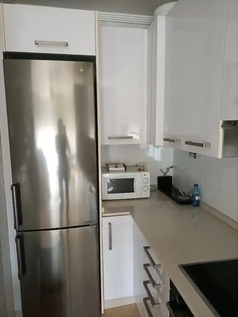 Cuina de Apartament de lloguer en Águilas amb Aire condicionat, Moblat i Forn