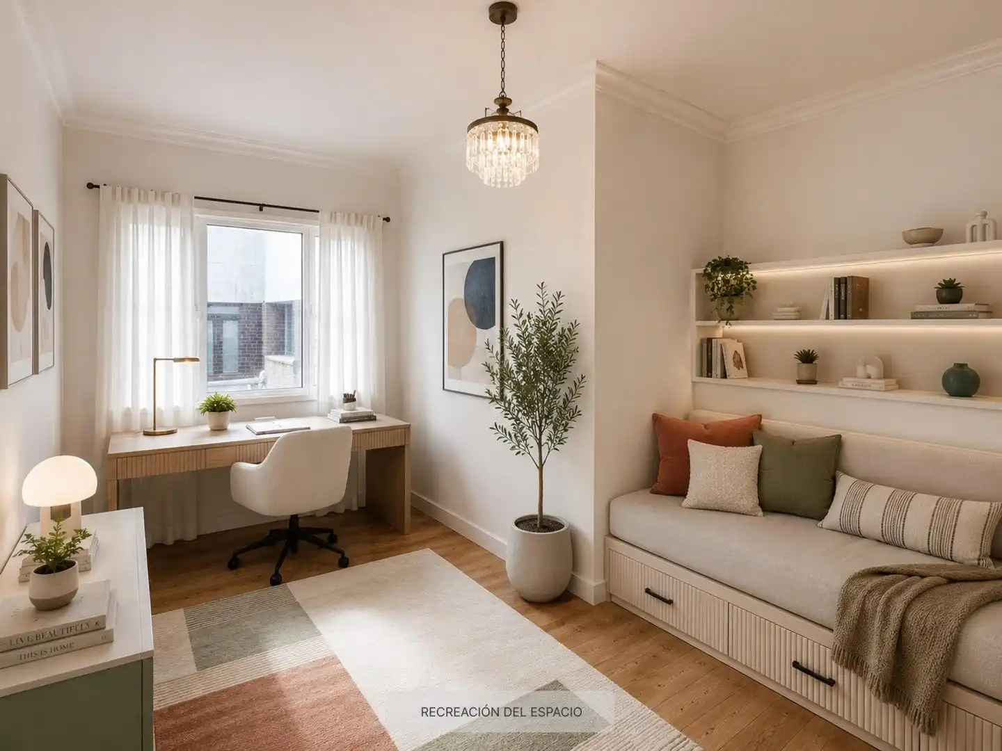 Sala de estar de Piso en venta en Santander con Calefacción, Terraza y Amueblado