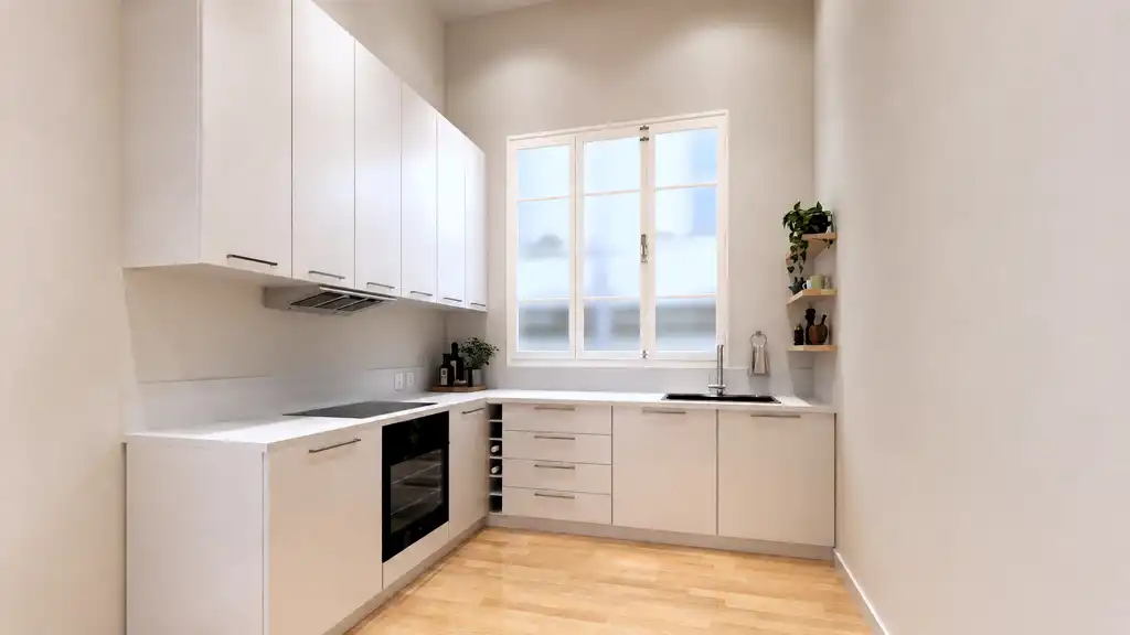 Cocina de Piso en venta en Barcelona con Aire acondicionado, Calefacción y Parquet