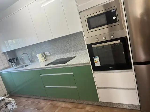 Kitchen of Flat for rent in Santiago de Compostela   with Furnished