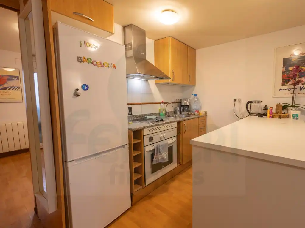 Cocina de Apartamento en venta en Barcelona