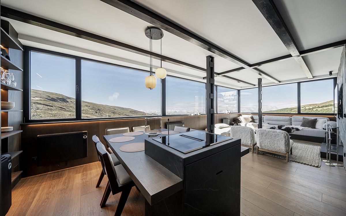 Dining room of Attic for sale in Alfarnate  with Air Conditioner