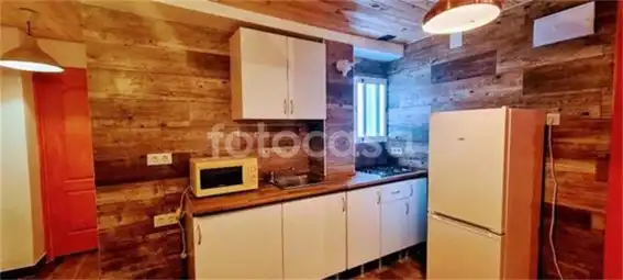 Cocina de Ático de alquiler en Valencia con Terraza, Amueblado y Horno