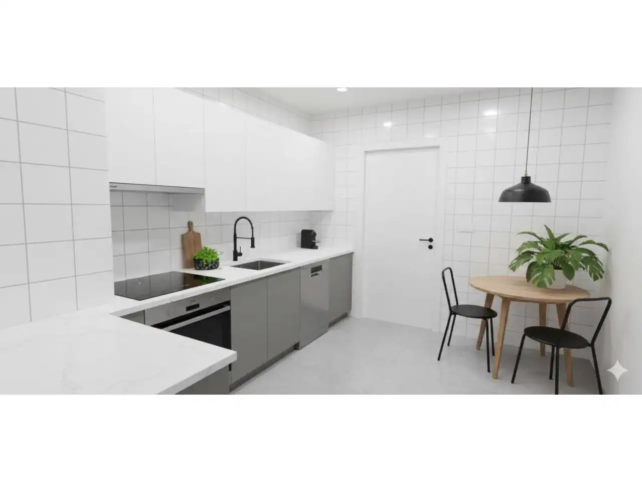 Cocina de Piso en venta en  Zaragoza Capital con Calefacción, Parquet y Terraza