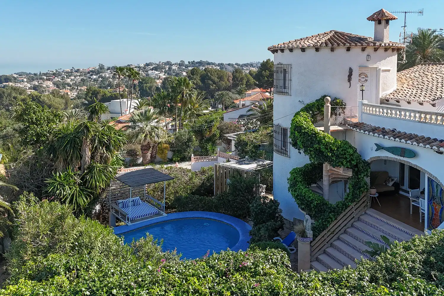 Exterior view of Houses for sale in Dénia  with Air Conditioner, Heating and Private garden
