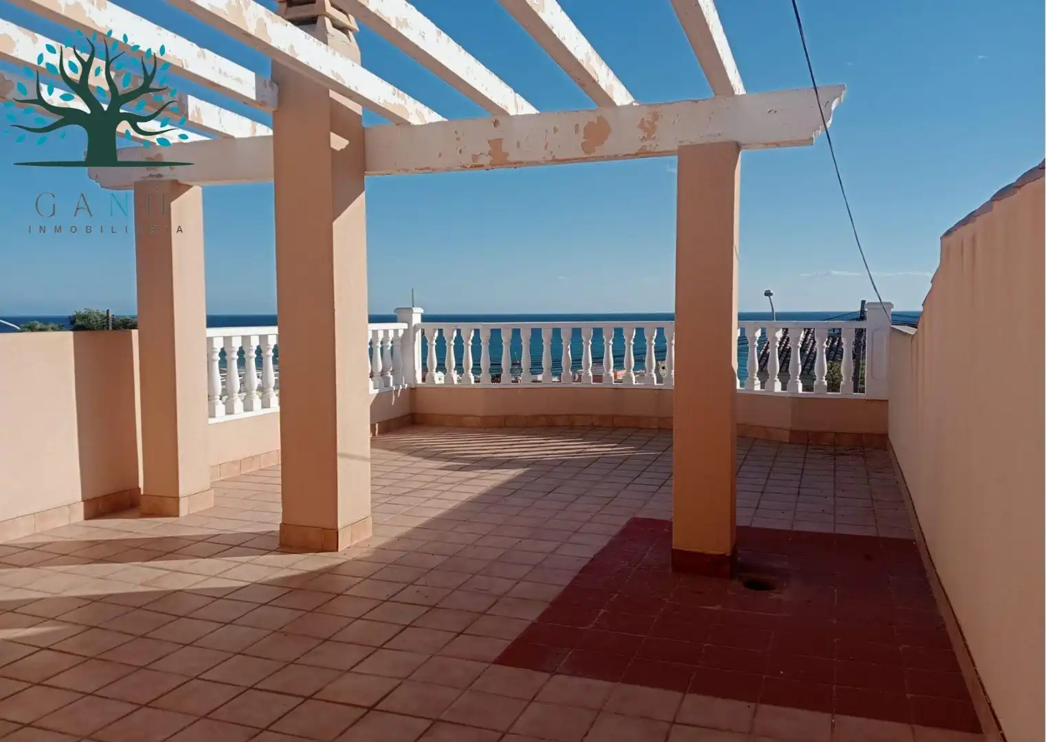 Terrassa de Casa o xalet en venda en Mazarrón amb Calefacció, Jardí privat i Terrassa