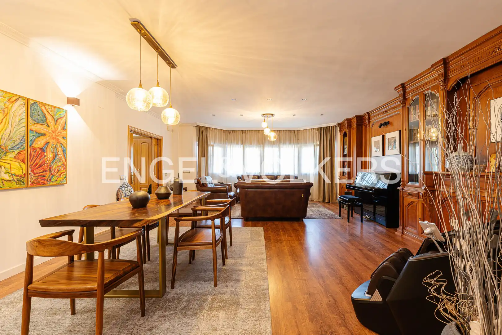 Dining room of Houses for sale in Villaviciosa de Odón  with Air Conditioner, Heating and Private garden