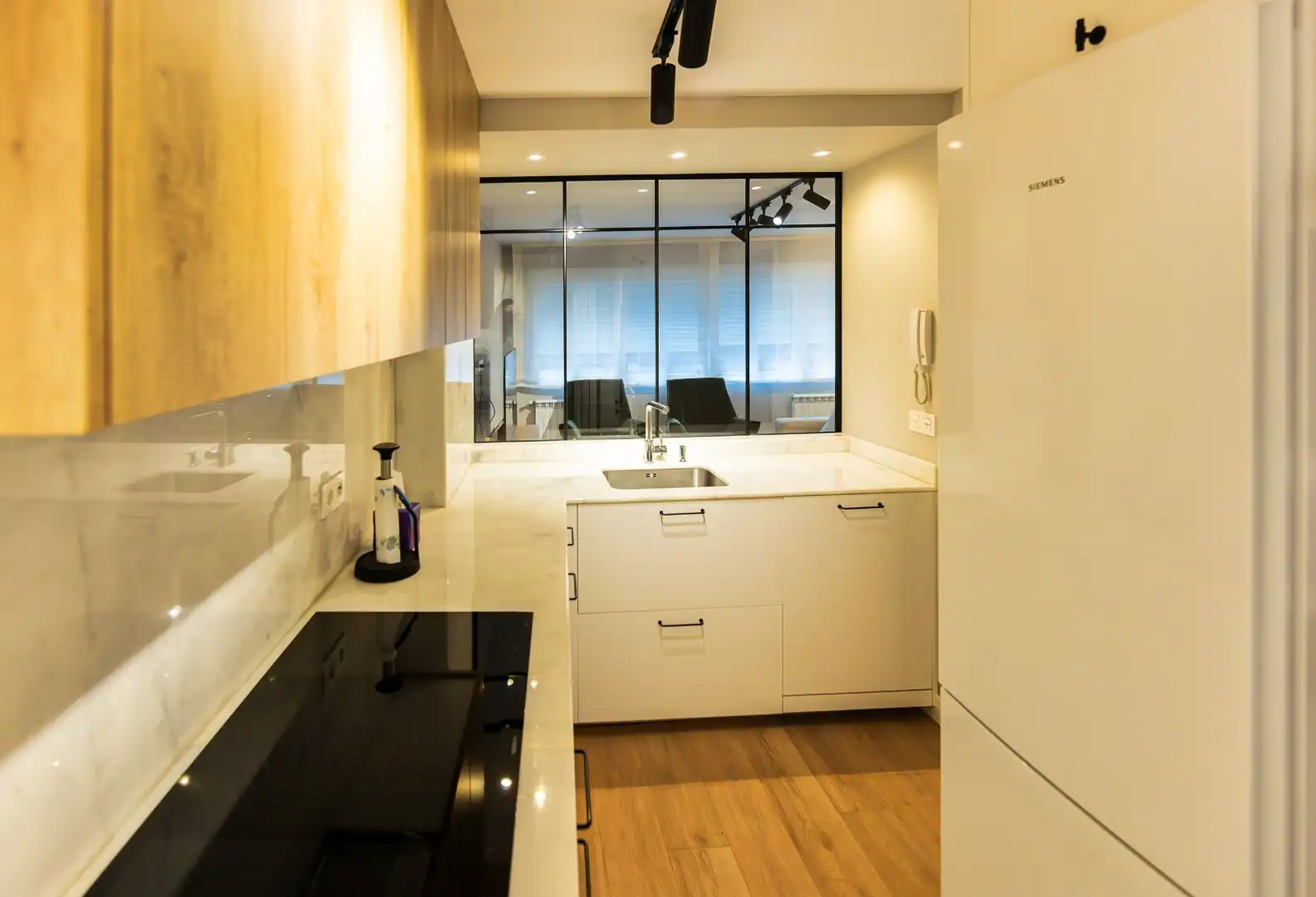 Kitchen of Flat for sale in Vilalba  with Heating, Storage room and Furnished