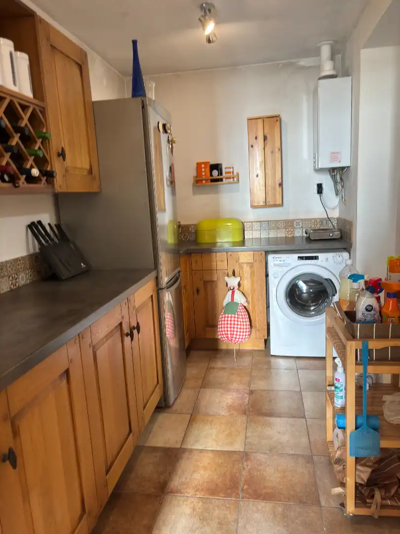 Cuina de Casa o xalet en venda en Benissanet amb Aire condicionat, Jardí privat i Terrassa
