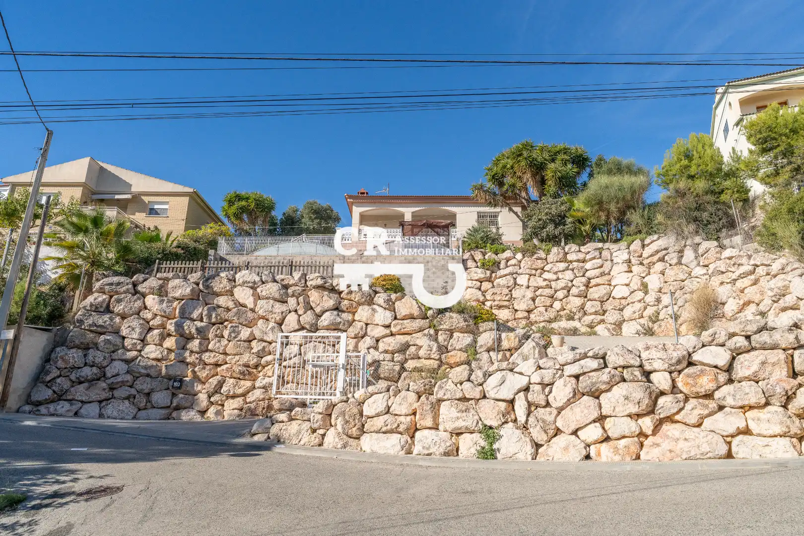 Vista exterior de Casa o chalet en venta en Cunit con Calefacción, Jardín privado y Terraza