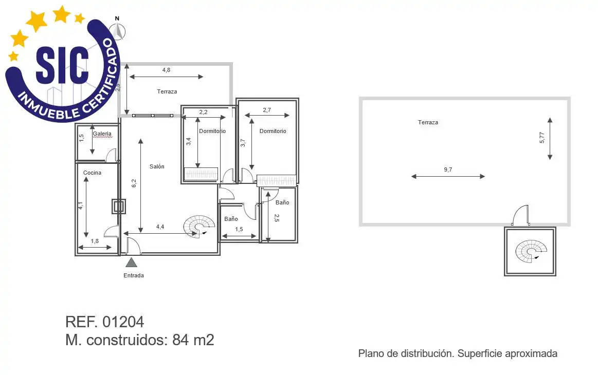 Apartamento en venta en Almenara con Aire acondicionado, Terraza y Trastero