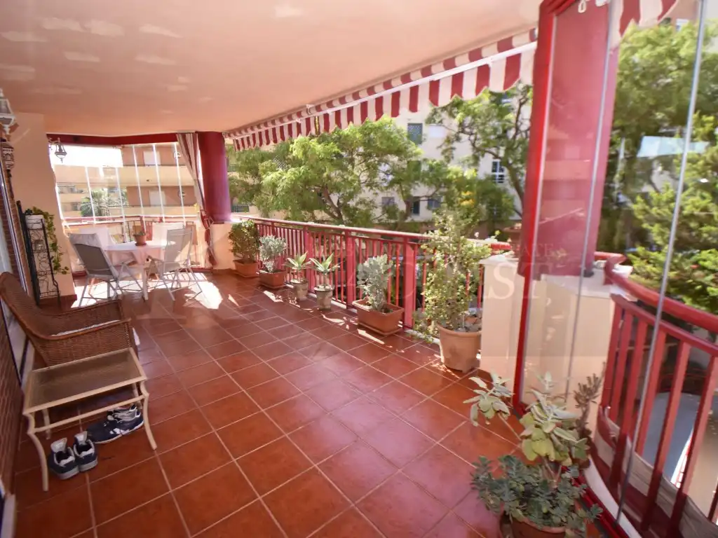 Terrace of Flat for sale in Fuengirola  with Air Conditioner, Private garden and Terrace