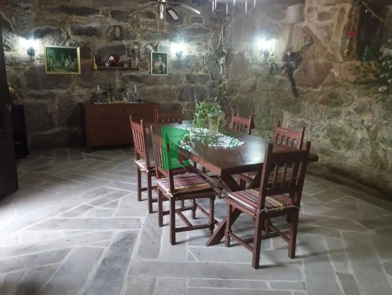 Comedor de Casa o chalet en venta en Punxín con Jardín privado, Amueblado y Balcón