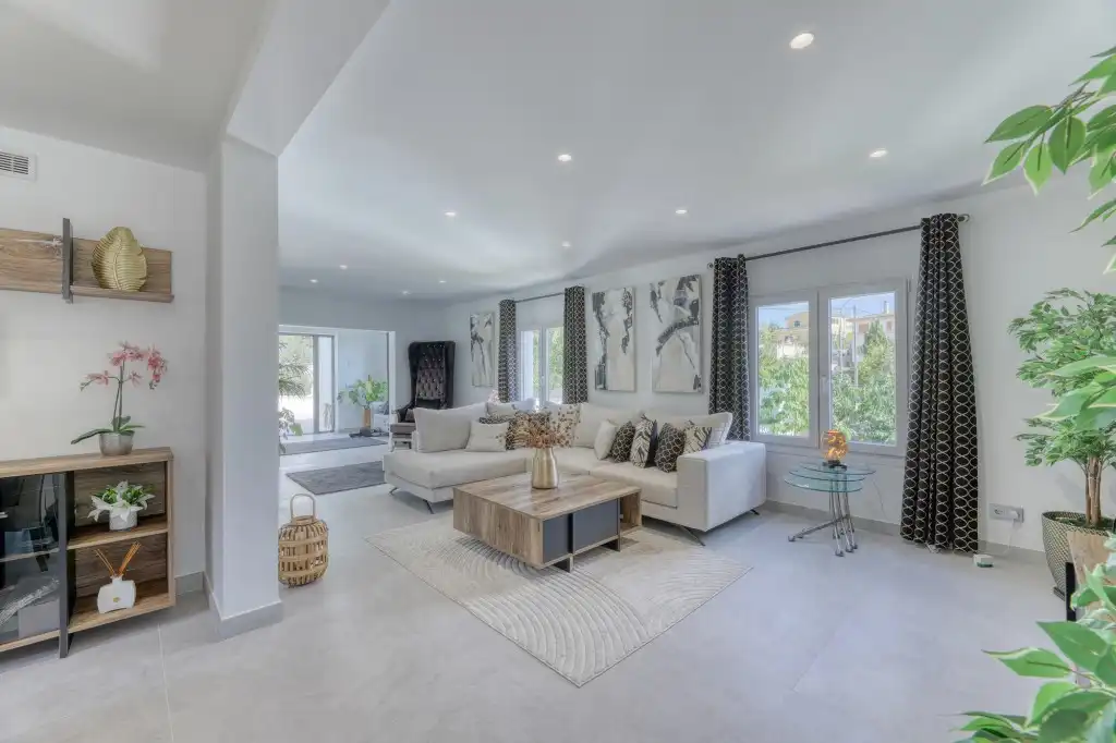 Living room of Houses for sale in Calvià  with Private garden, Terrace and Swimming Pool