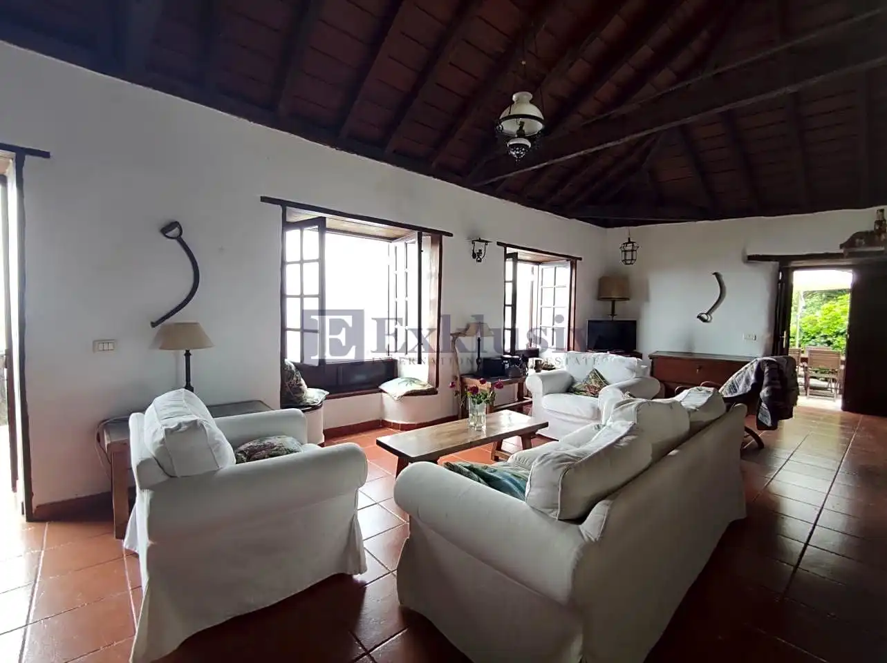 Wohnzimmer von Country house zum Verkauf in Los Realejos mit Privatgarten und Terrasse