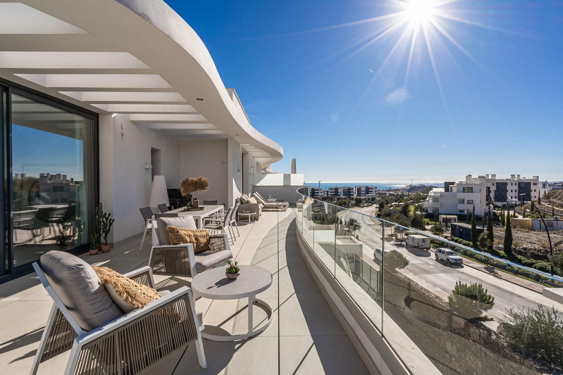 Terrace of Attic for sale in Fuengirola  with Air Conditioner, Terrace and Swimming Pool