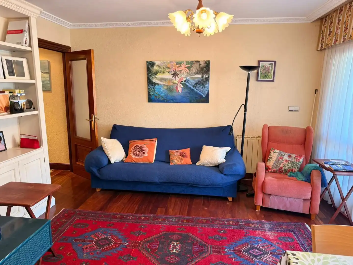 Sala de estar de Apartamento de alquiler en Laredo con Calefacción, Terraza y Amueblado