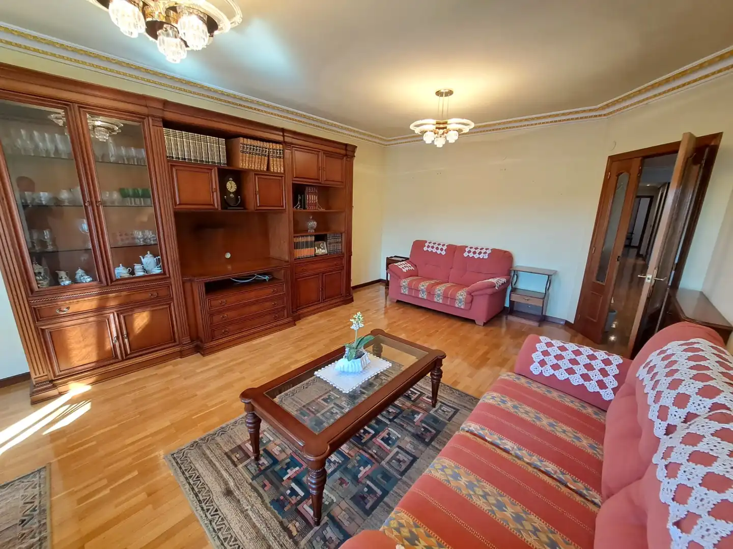Living room of Flat for sale in Haro  with Heating, Storage room and Furnished