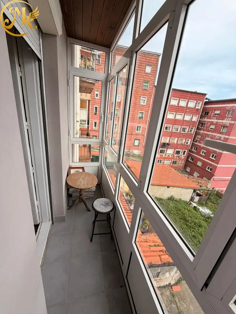Balcony of Flat for sale in Santander  with Private garden, Parquet flooring and Terrace