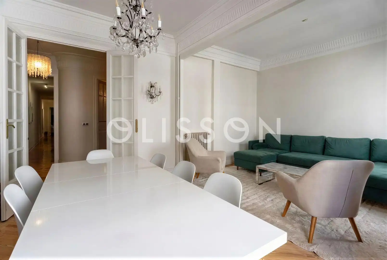 Sala de estar de Piso en venta en  Madrid Capital con Calefacción y Trastero