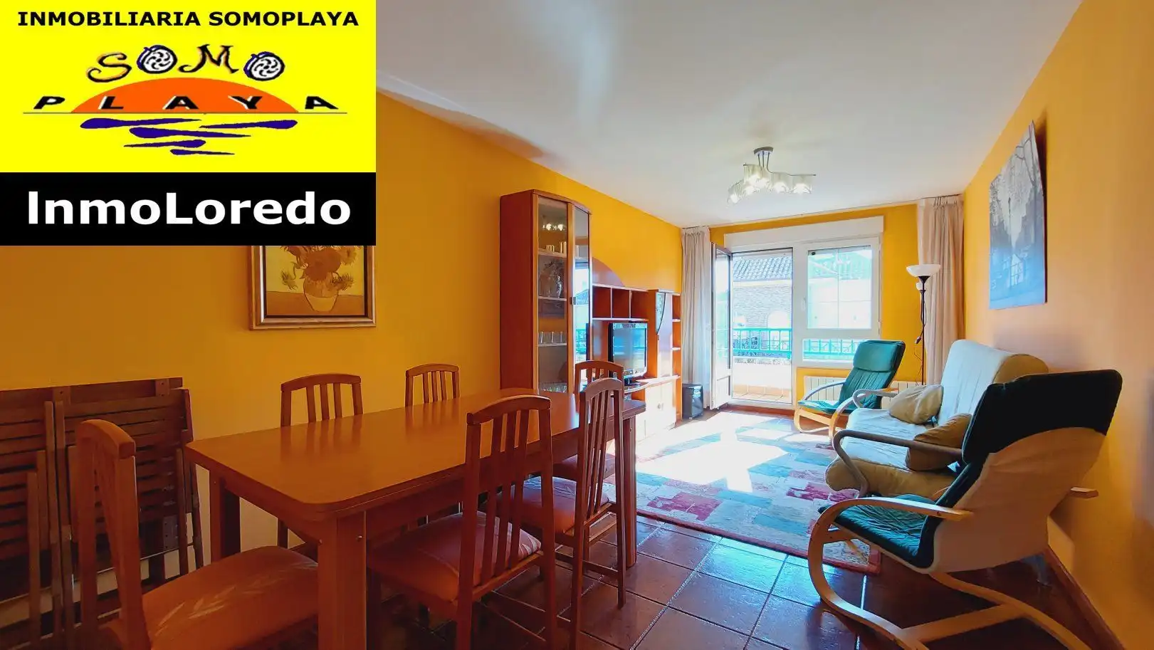 Living room of Flat for sale in Ribamontán al Mar  with Heating, Terrace and Storage room