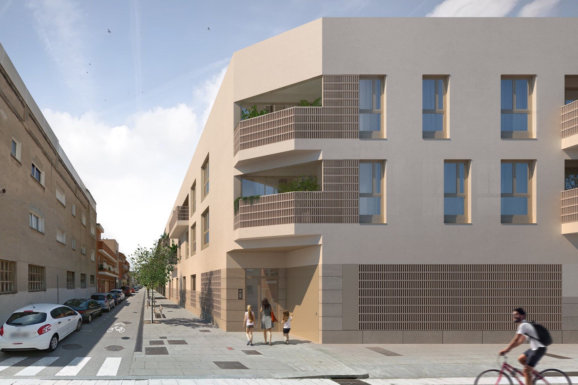 Außenansicht von Maisonette zum Verkauf in El Prat de Llobregat mit Klimaanlage, Heizung und Terrasse