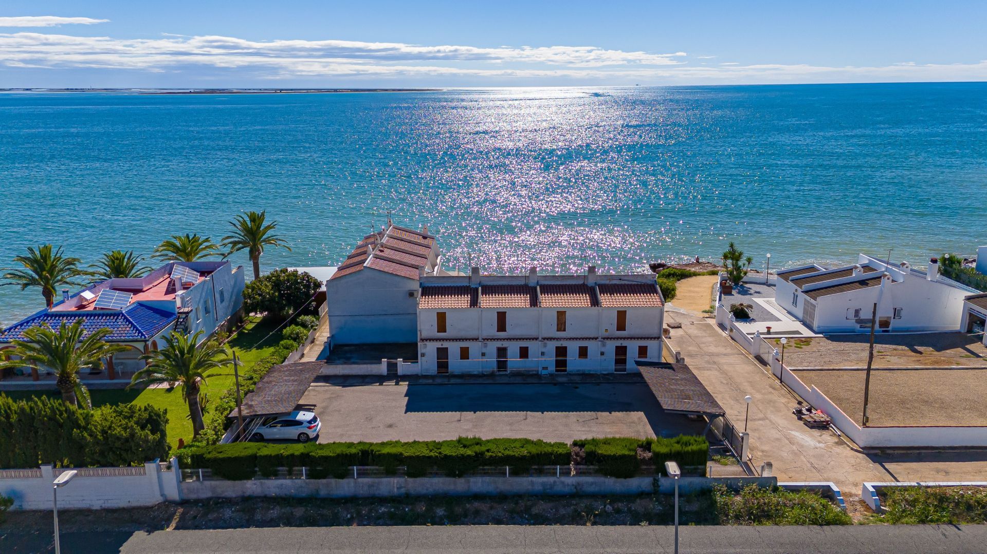 Vista exterior de Casa adosada en venda en Alcanar amb Aire condicionat