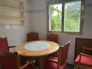 Menjador de Casa o xalet en venda en Ciudad Real amb Calefacció, Jardí privat i Terrassa