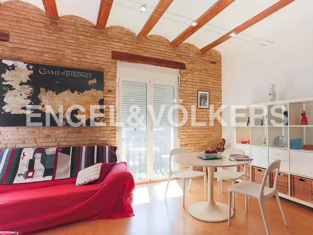 Terrasse von Wohnung zur Miete in Valencia mit Klimaanlage, Heizung und Parkett