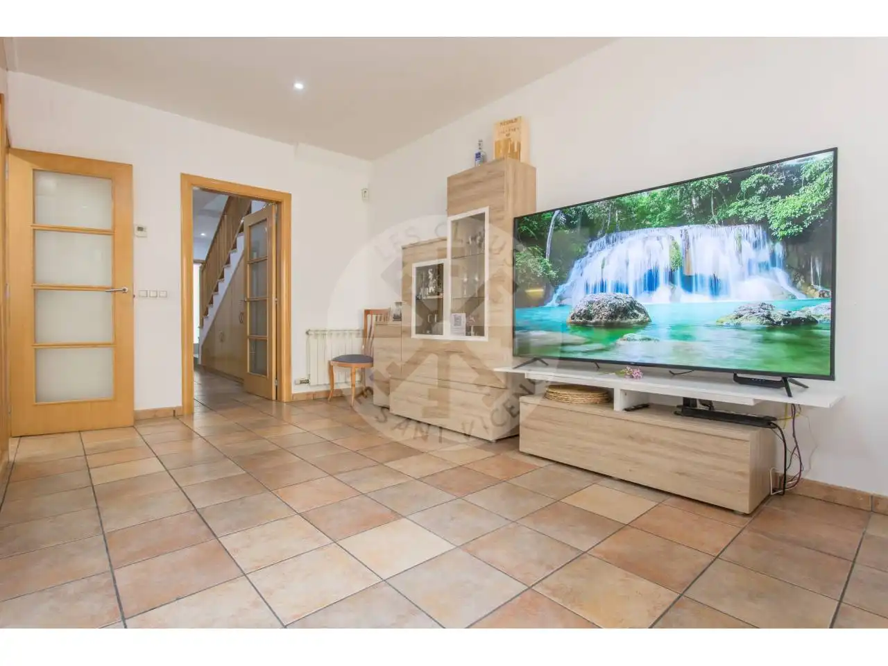 Sala de estar de Casa o chalet en venta en Terrassa con Aire acondicionado, Calefacción y Jardín privado