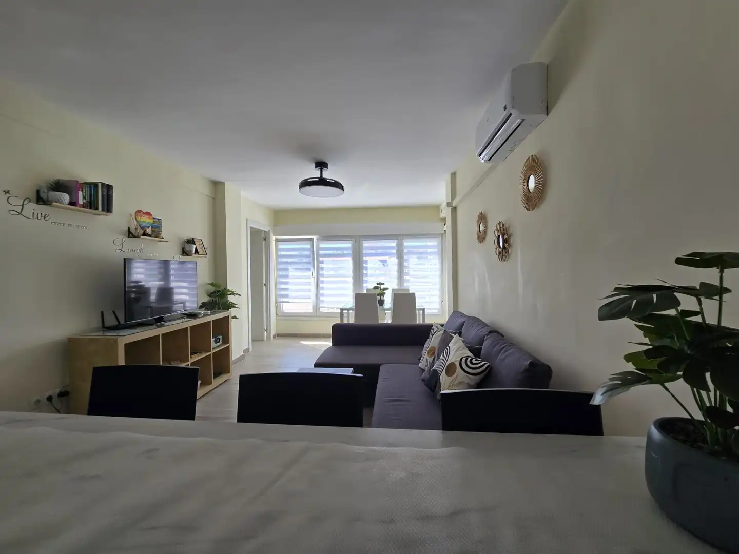 Sala de estar de Apartamento de alquiler en Solymar