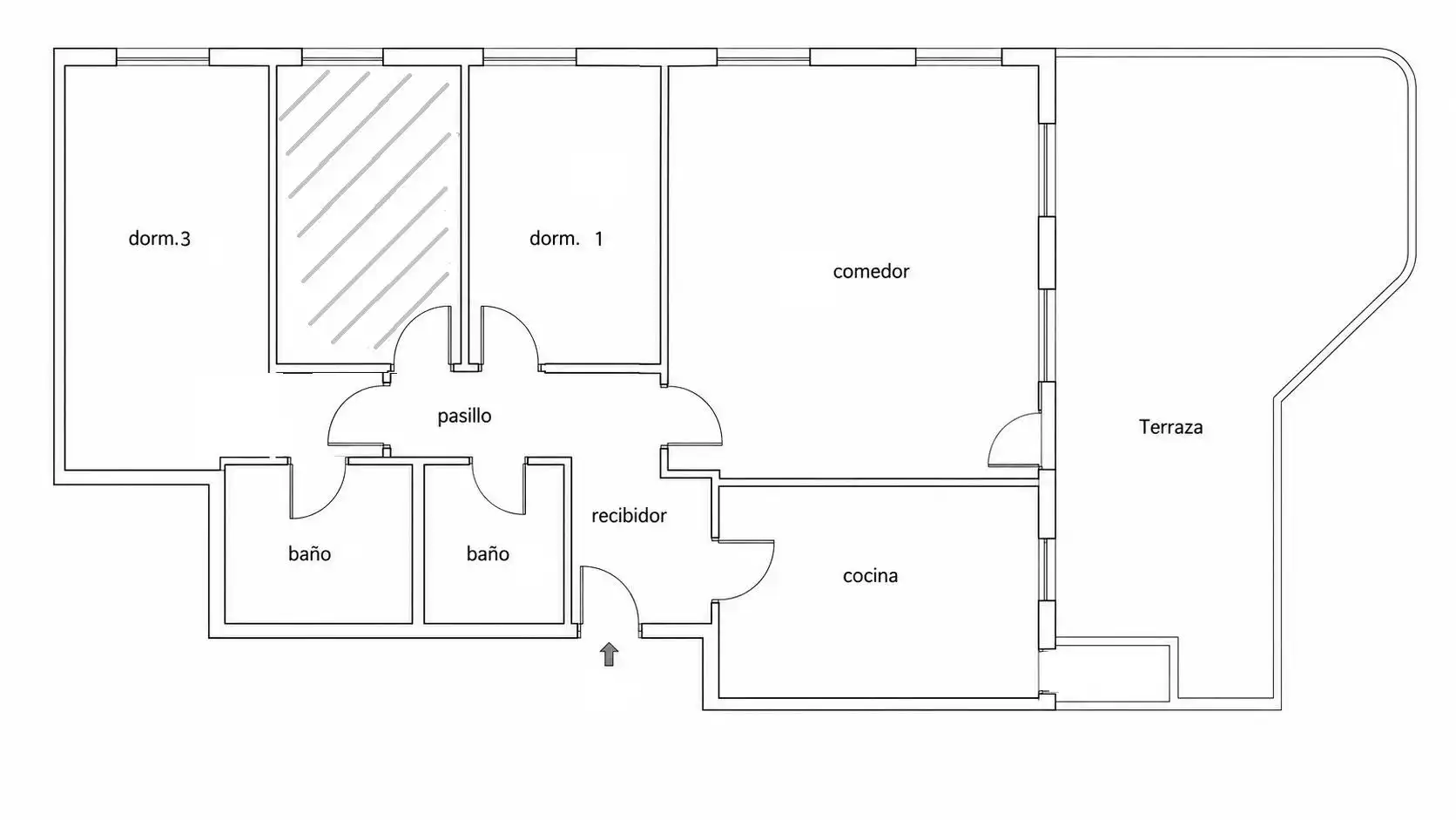 Piso para compartir en Alicante / Alacant con Terraza, Amueblado y Piscina comunitaria