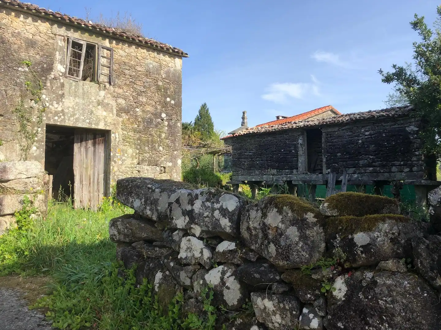 Vista exterior de Casa o xalet en venda en Negreira