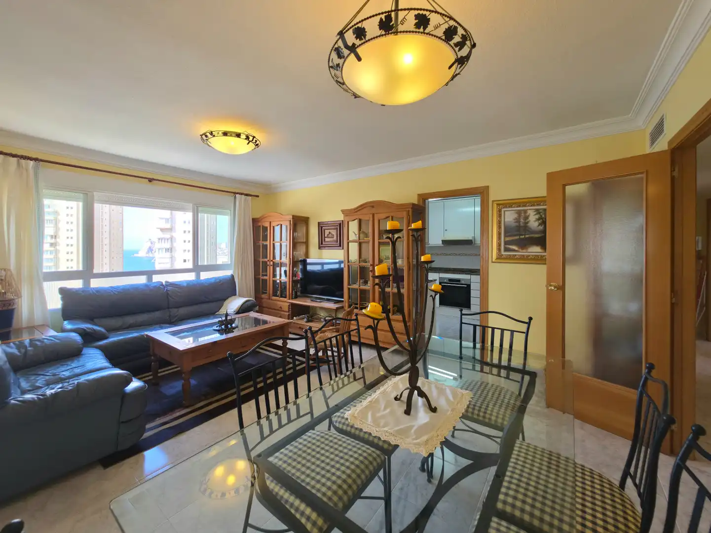 Sala de estar de Piso en venta en Benidorm con Aire acondicionado, Calefacción y Terraza