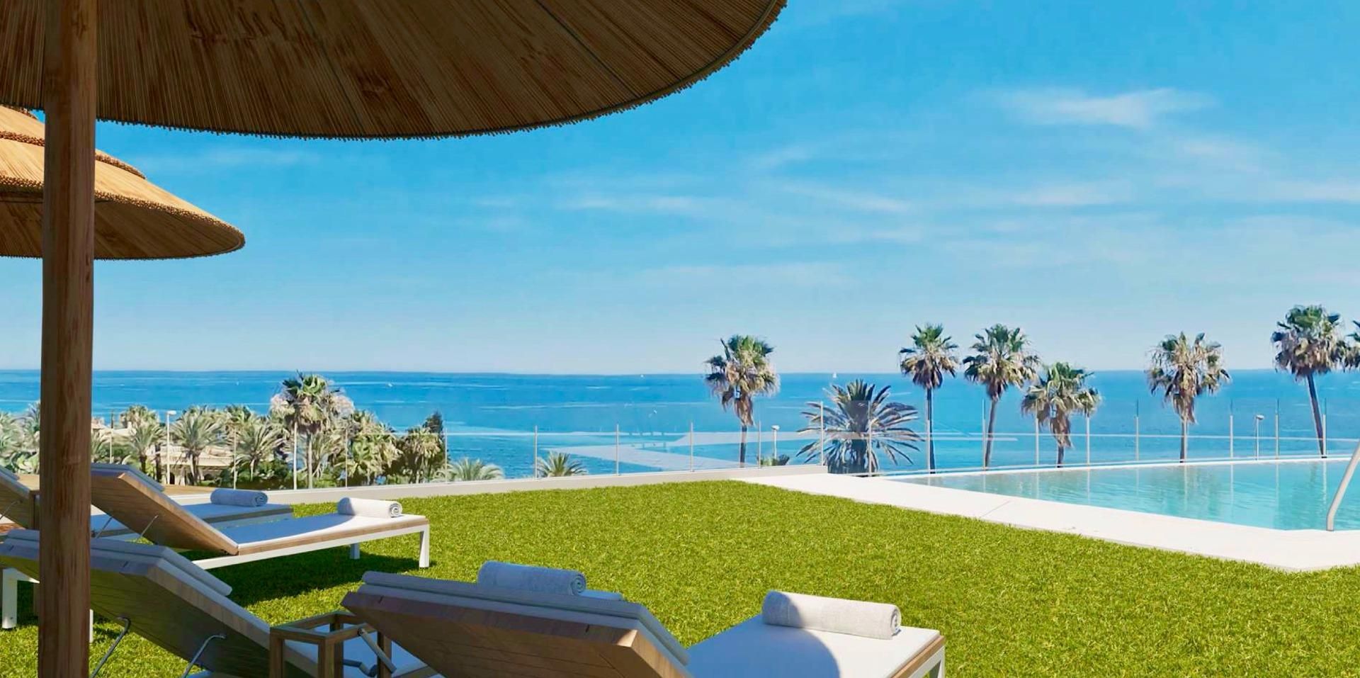 Jardí de Apartament en venda en Mijas amb Aire condicionat, Calefacció i Jardí privat