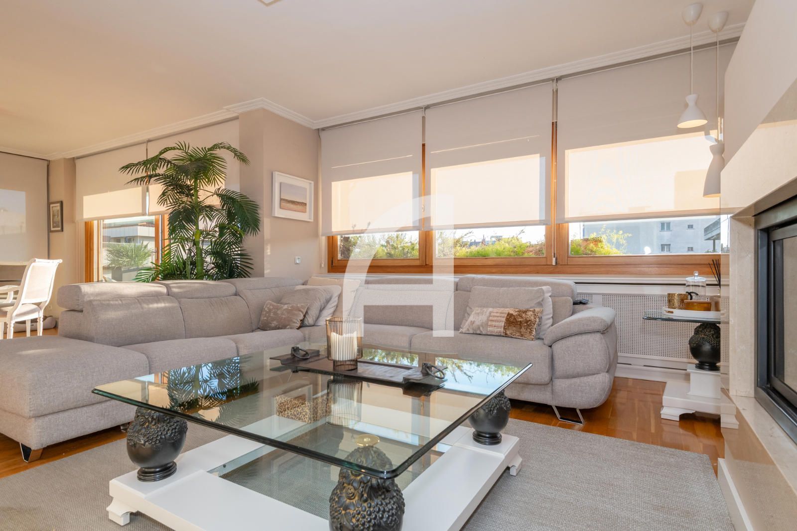 Sala de estar de Dúplex en venta en Girona Capital con Aire acondicionado