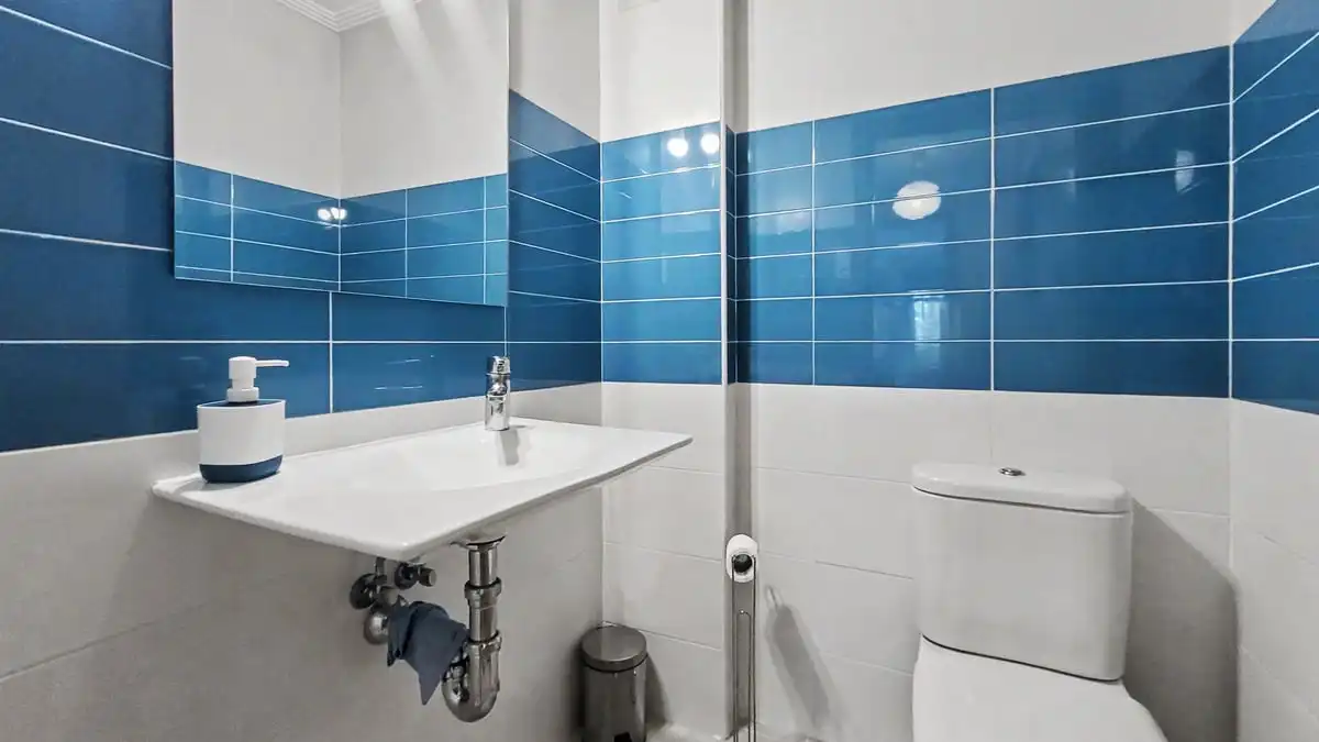 Baño de Apartamento en venta en Pedreguer con Aire acondicionado, Calefacción y Jardín privado