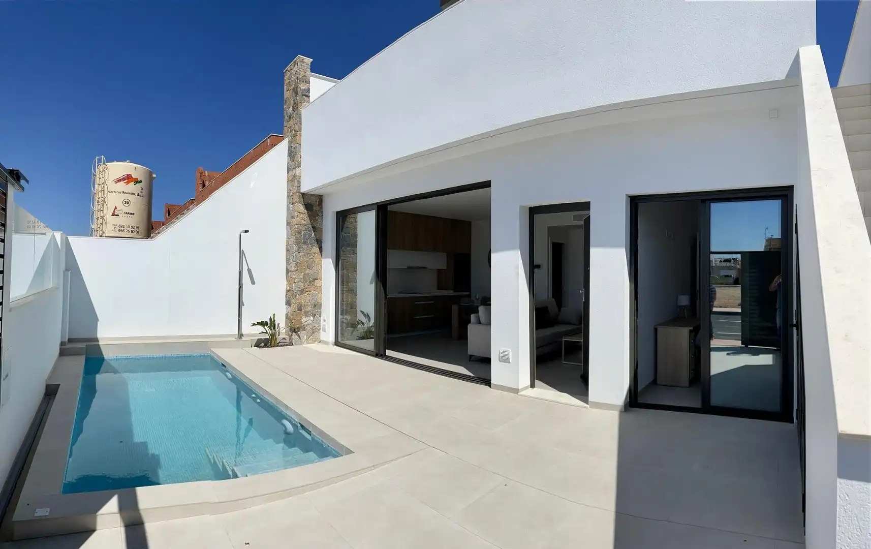 Doppelhaushälfte mit Pool zum Verkauf in San Javier ciudad